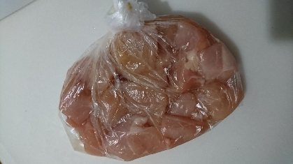 下味冷凍保存★鶏むね肉のオイスターソース漬け