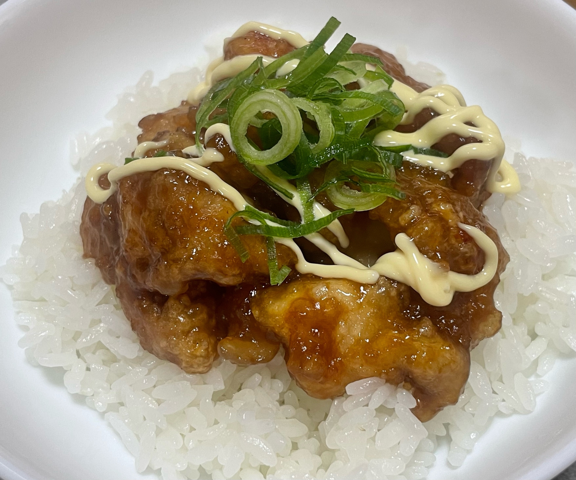 鶏の甘酢丼