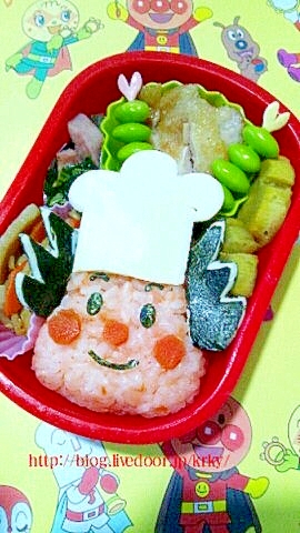 バタコさんのキャラ弁☆（アンパンマンの仲間たち）