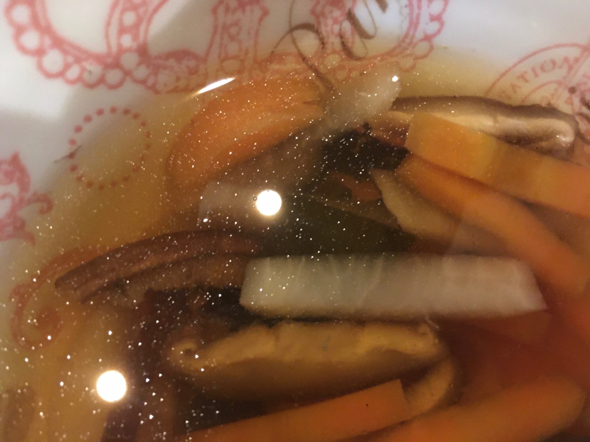 大根と人参と椎茸のスープ