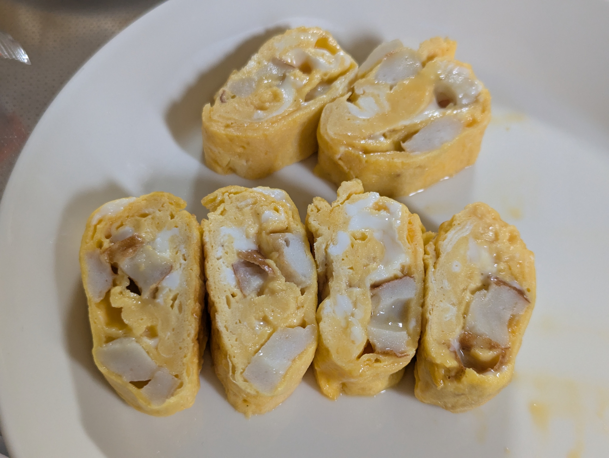 ちくわいりコンソメ卵焼き