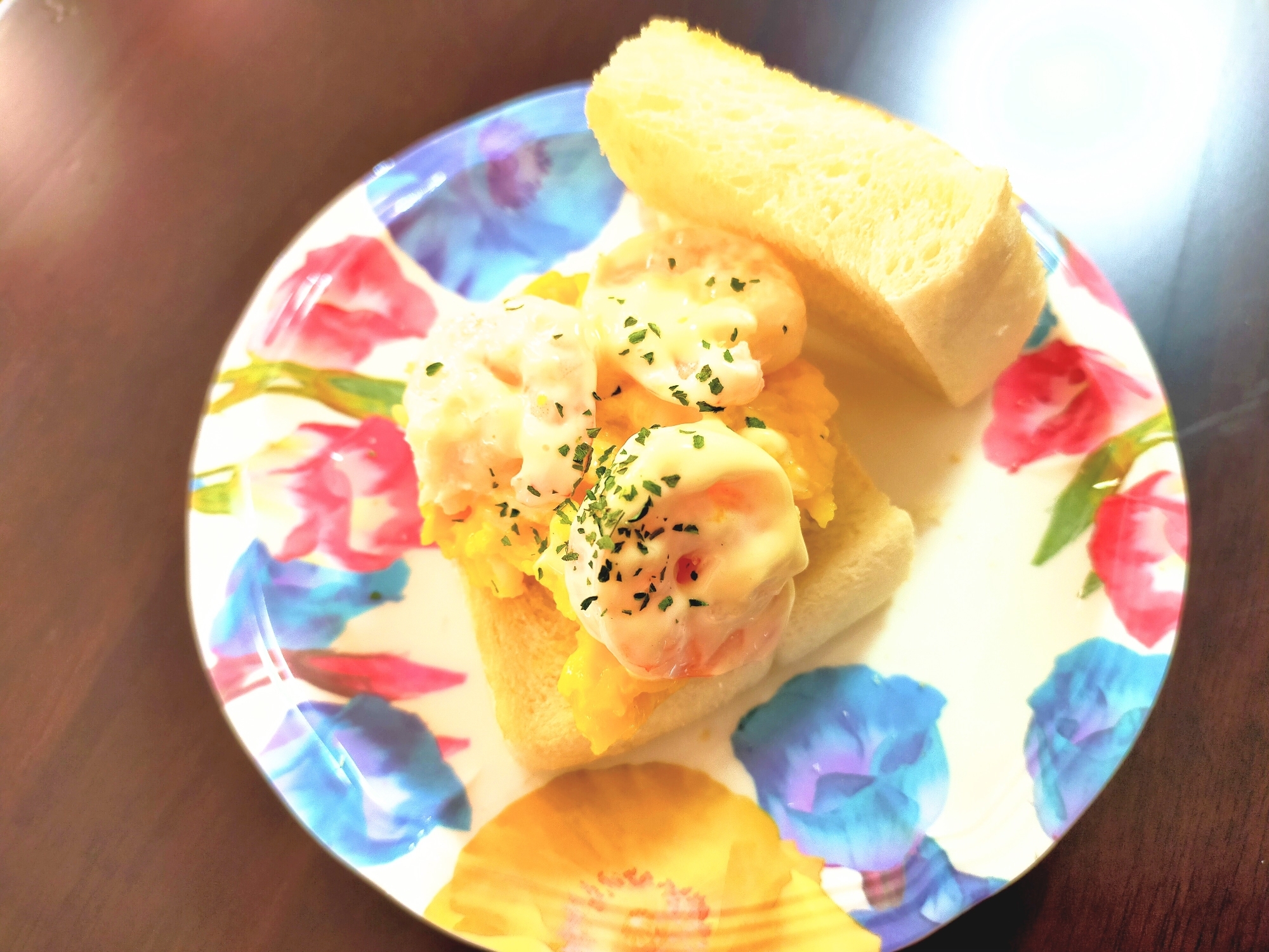 エビマヨ醤油の卵焼きサンド