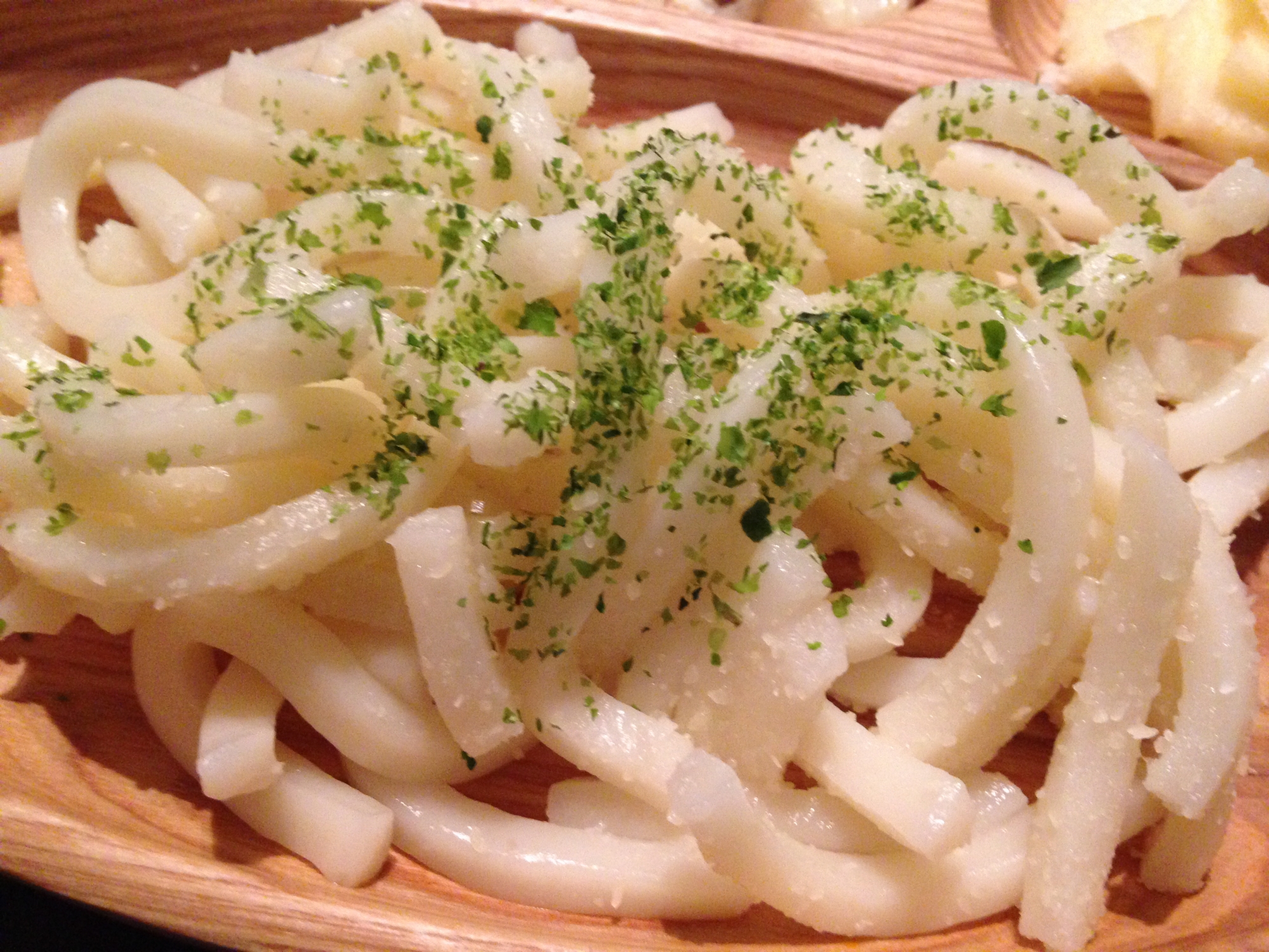 離乳食☆うどんの粉チーズ＆青のりがけ