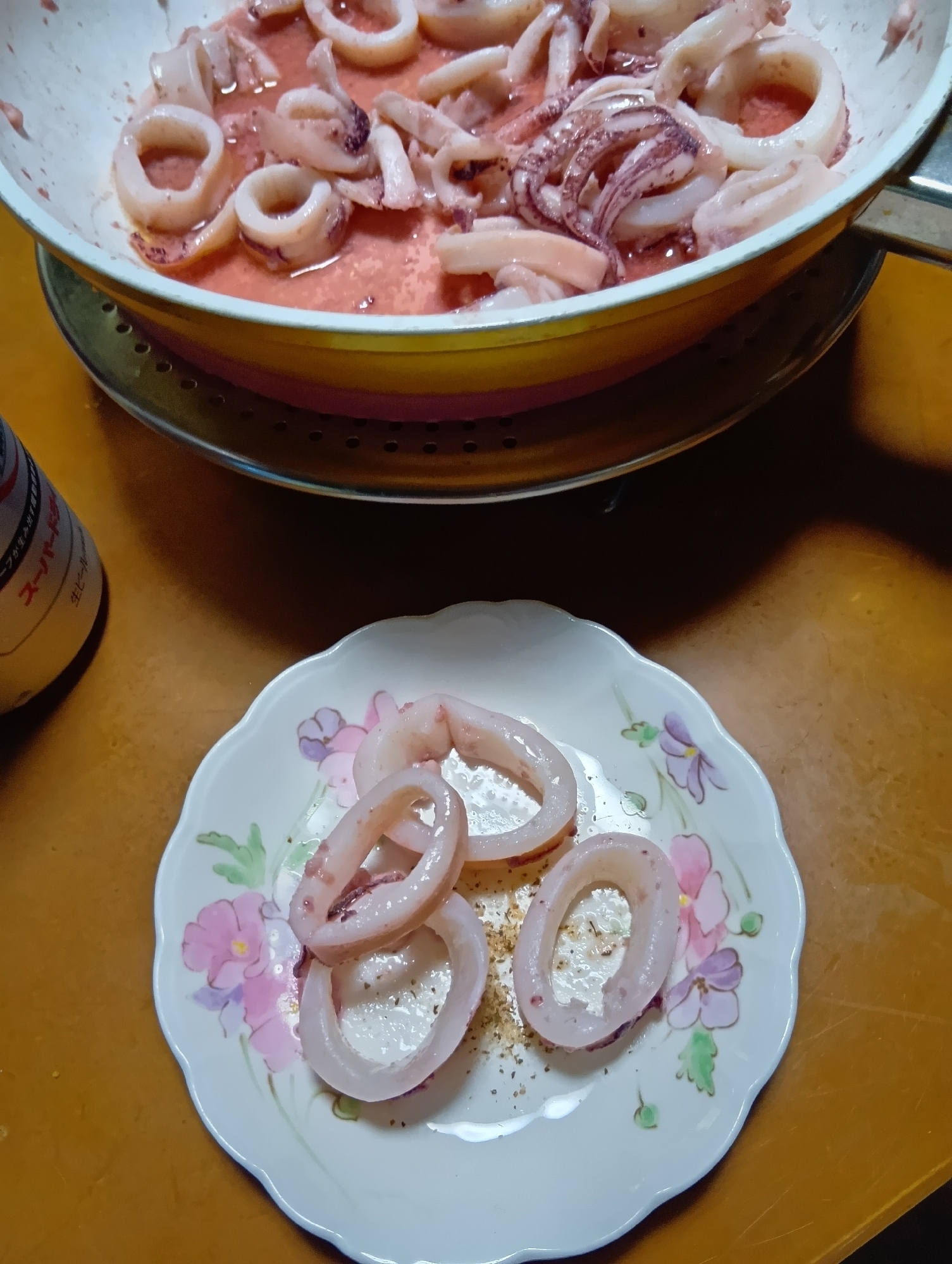 ふっくらやわらか！酒蒸しイカ
