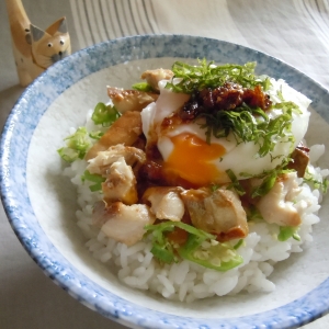 ノルウェー産塩さばで簡単丼