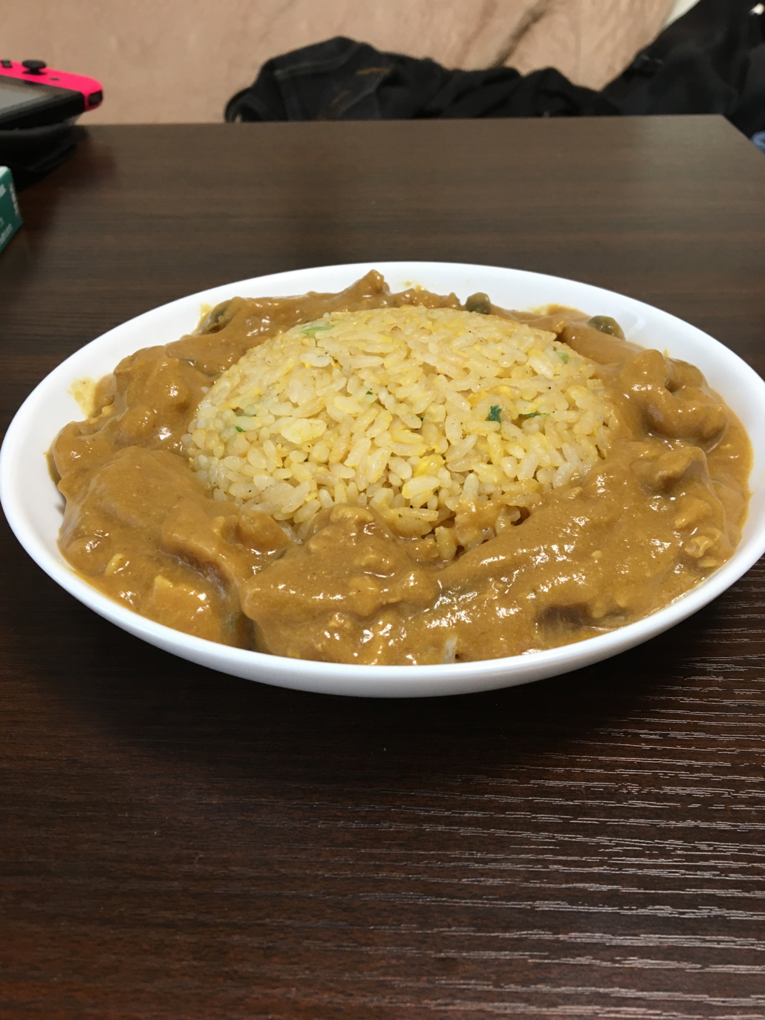 残ったカレーで☆カレーチャーハン