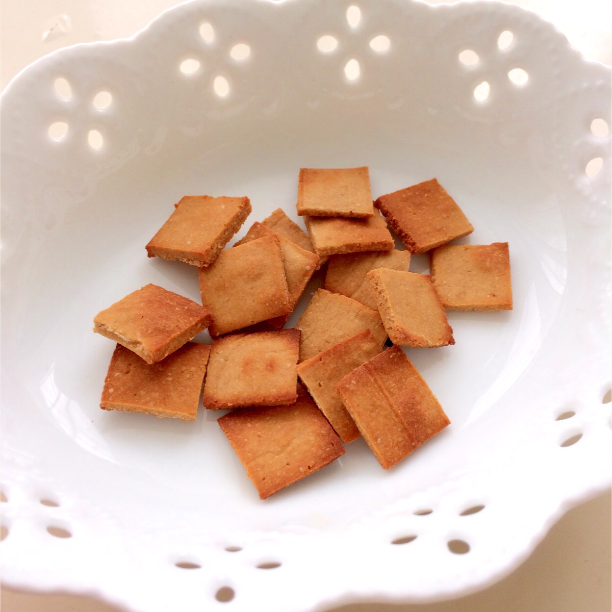 トースターで‼簡単きなこと米粉のポリポリクッキー