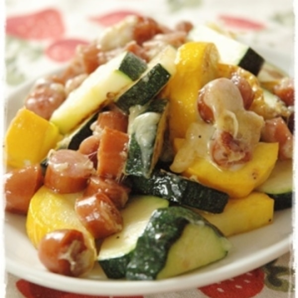 ズッキーニとウインナーのチーズ炒め レシピ 作り方 By Noono 楽天レシピ ズッキーニとウインナーのチーズ炒め レシピ 作り方 By Noono 楽天レシピ