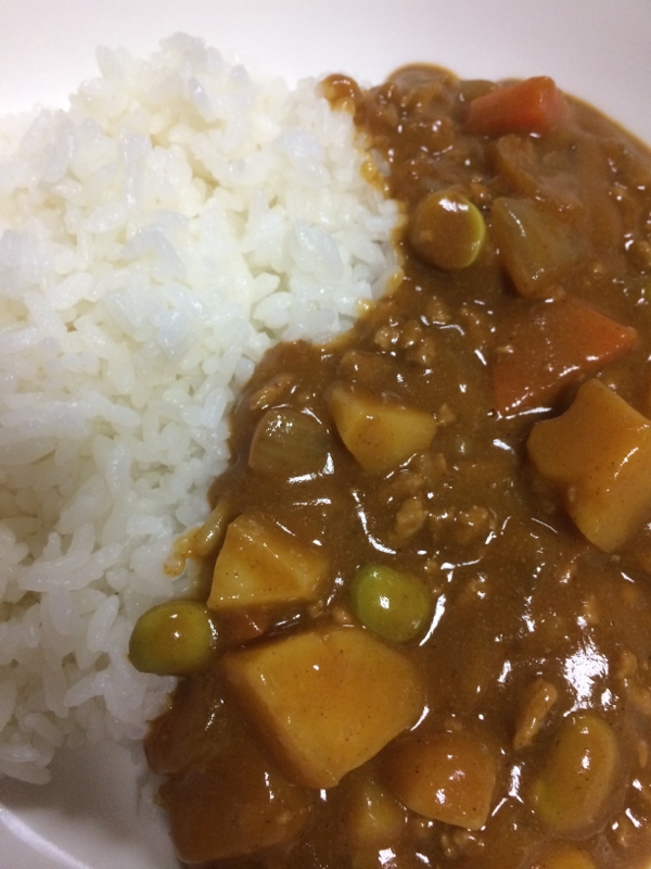 枝豆カレー(´Д` )