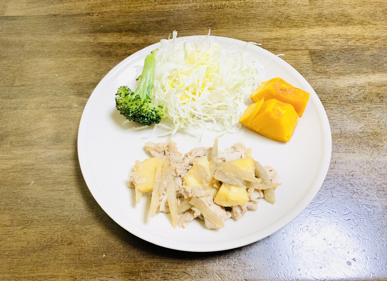 豚肉レシピ　豚肉とじゃがいもとごぼうの甘辛炒め