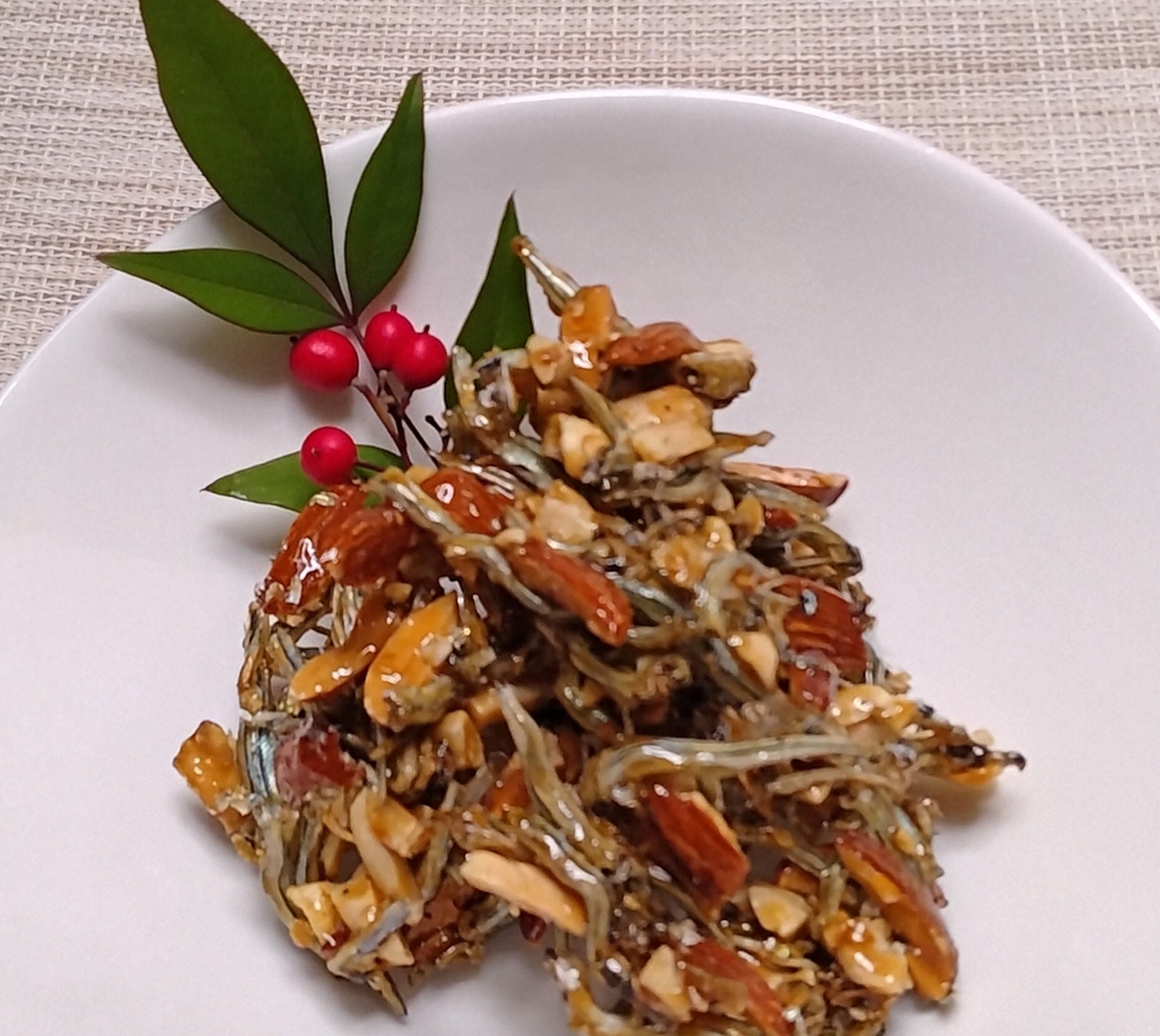 【正月】キビナゴとナッツの田作り