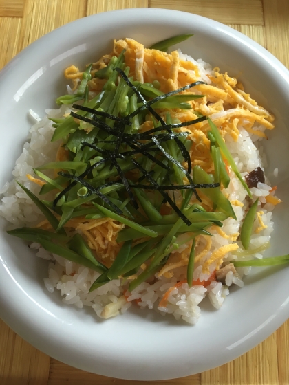 ひな祭りに♪炊飯器で簡単ちらし寿司