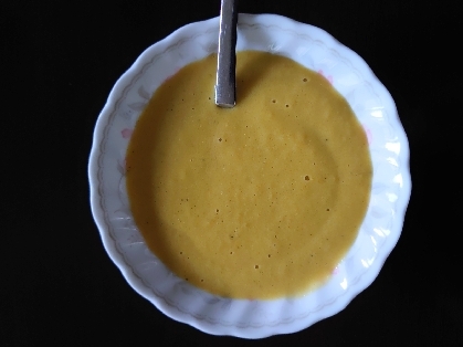 豆乳で簡単に♪ピーナッツかぼちゃのポタージュスープ