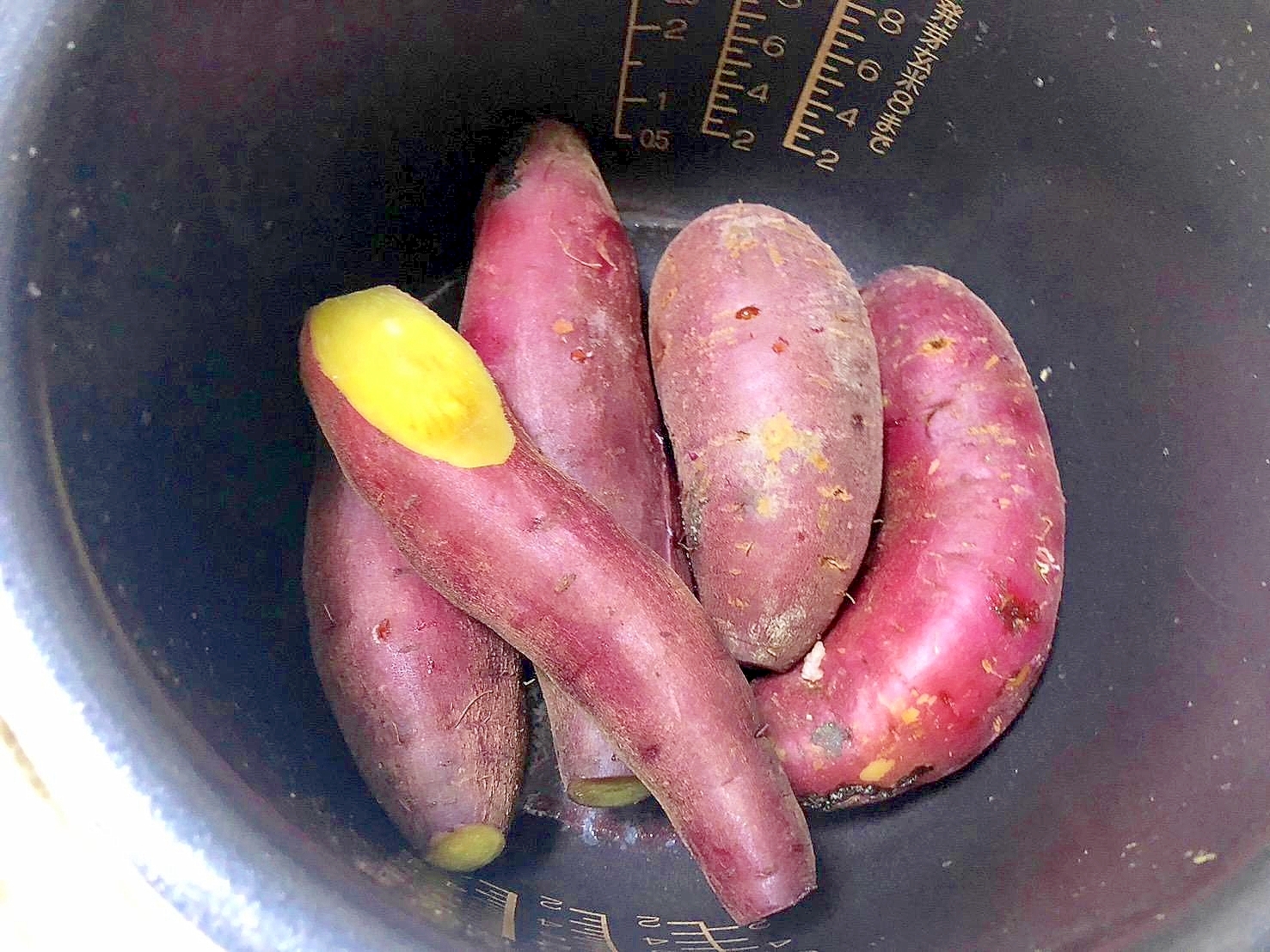 炊飯器でホクホク！かんたん！ふかし芋