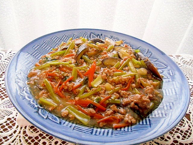 残り野菜の炒め物