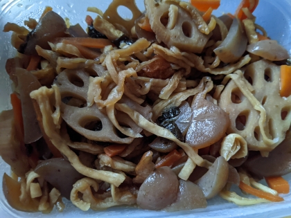 切り干し大根の五目煮