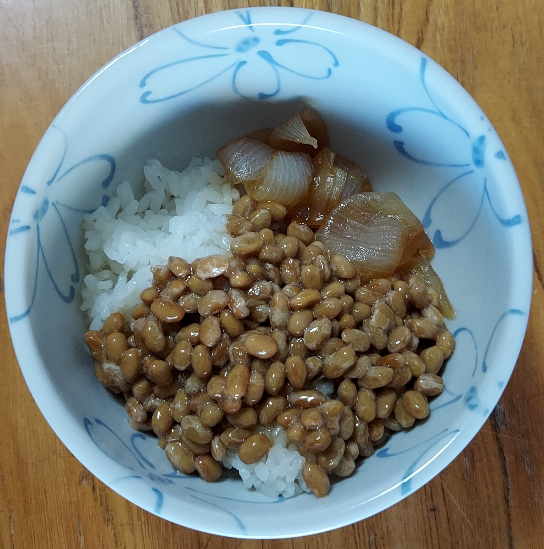 納豆玉ねぎ甘辛