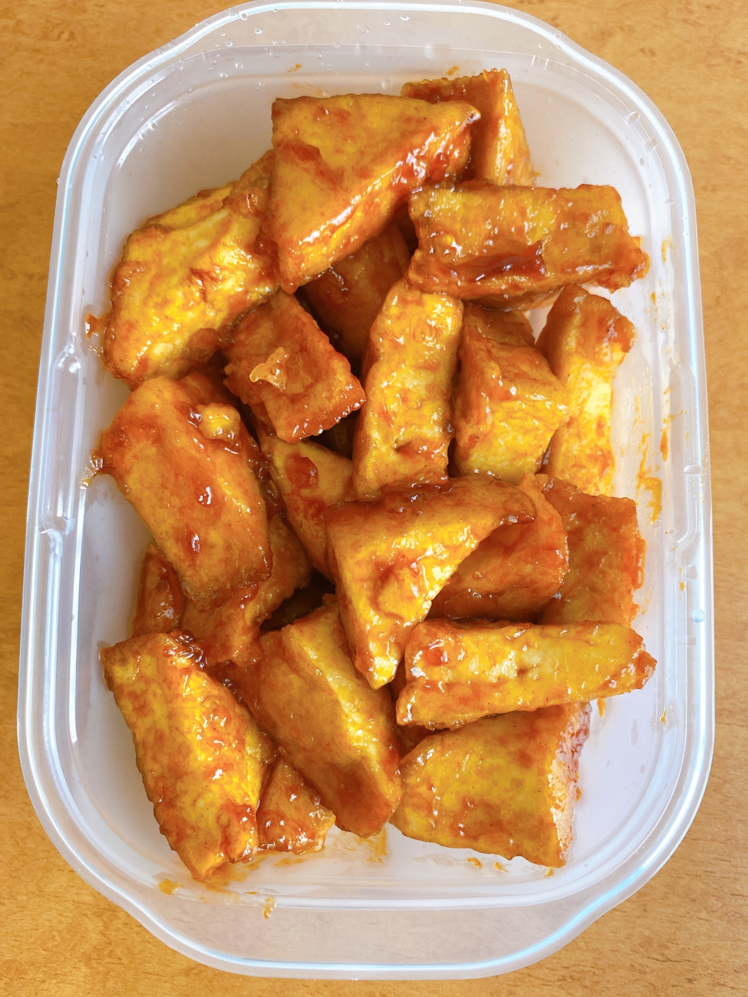 厚揚げの旨辛炒め