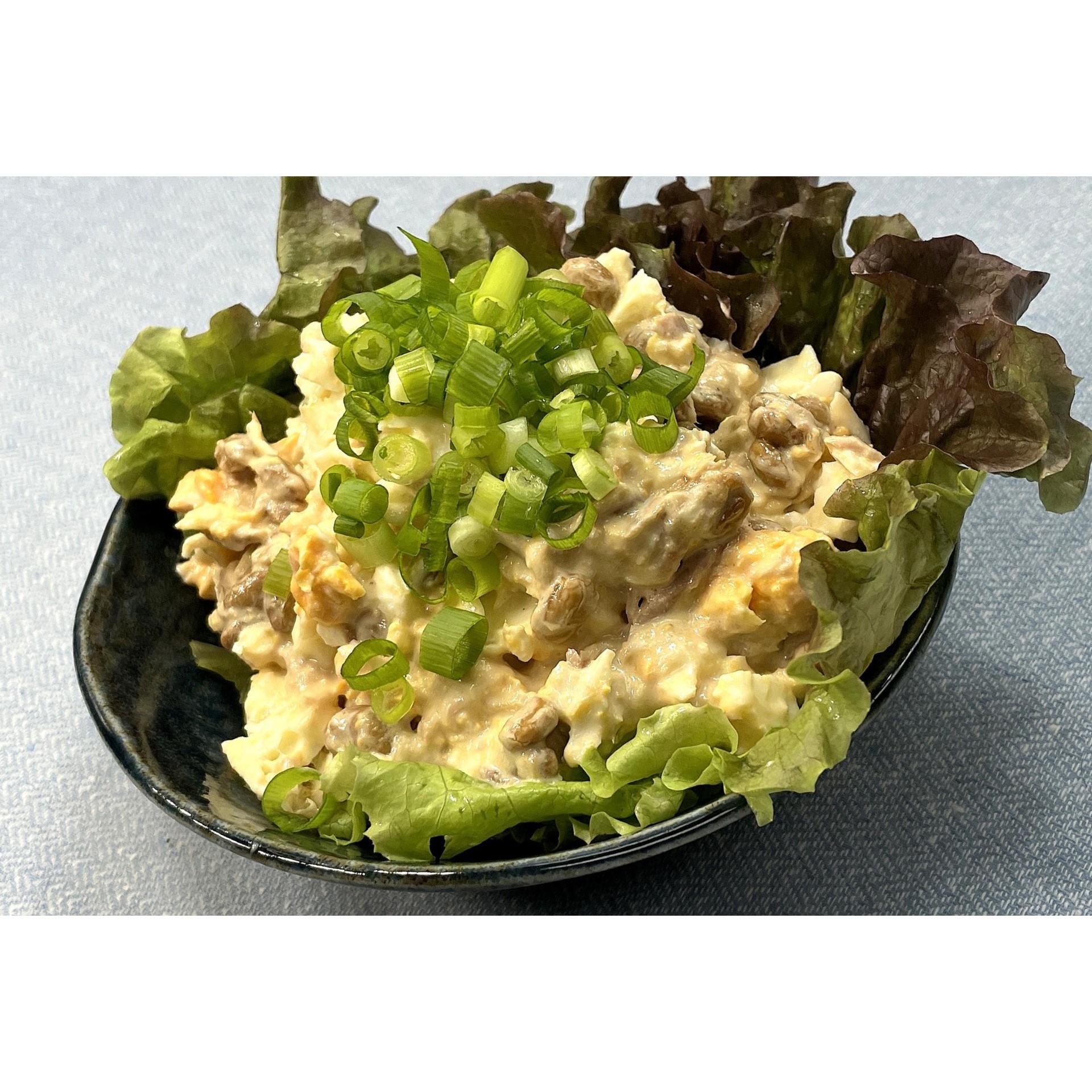 納豆ツナの玉子サラダ★動画あり★