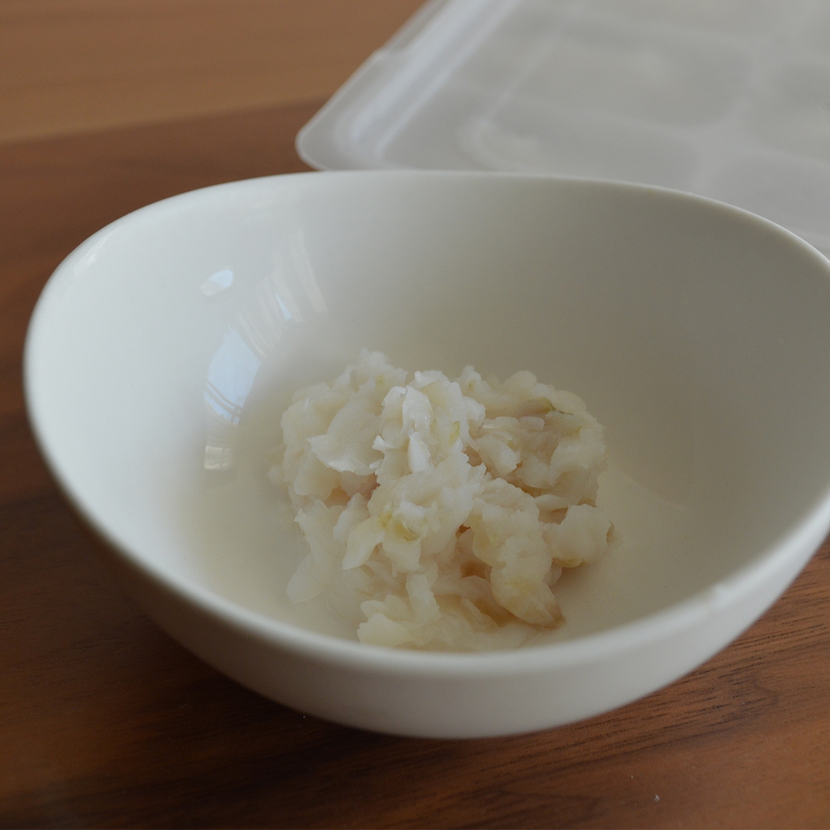 離乳食中期「白身魚(カレイ)」冷凍保存法