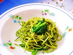 ジェノベーゼソースと冷凍小松菜で時短 緑のパスタ レシピ 作り方 By みたらしたまご 楽天レシピ ジェノベーゼソースと冷凍小松菜で時短 緑のパスタ レシピ 作り方 By みたらしたまご 楽天レシピ