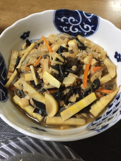 ビーフンで◎麻婆豆腐春雨