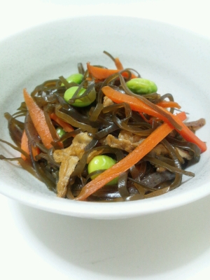 昆布とこんにゃくの炒め煮