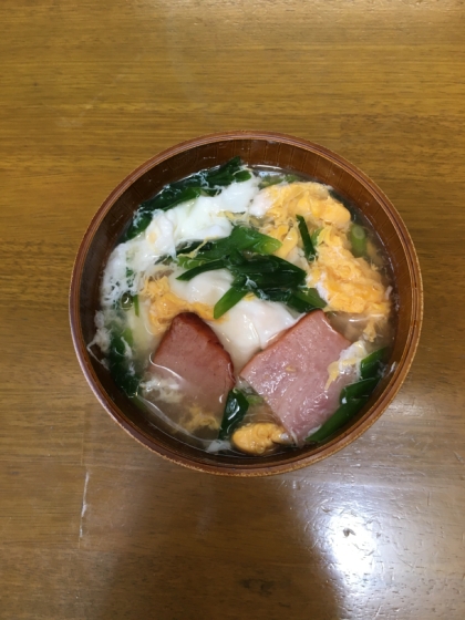 牛肉と水菜と落とし卵のうどん❤