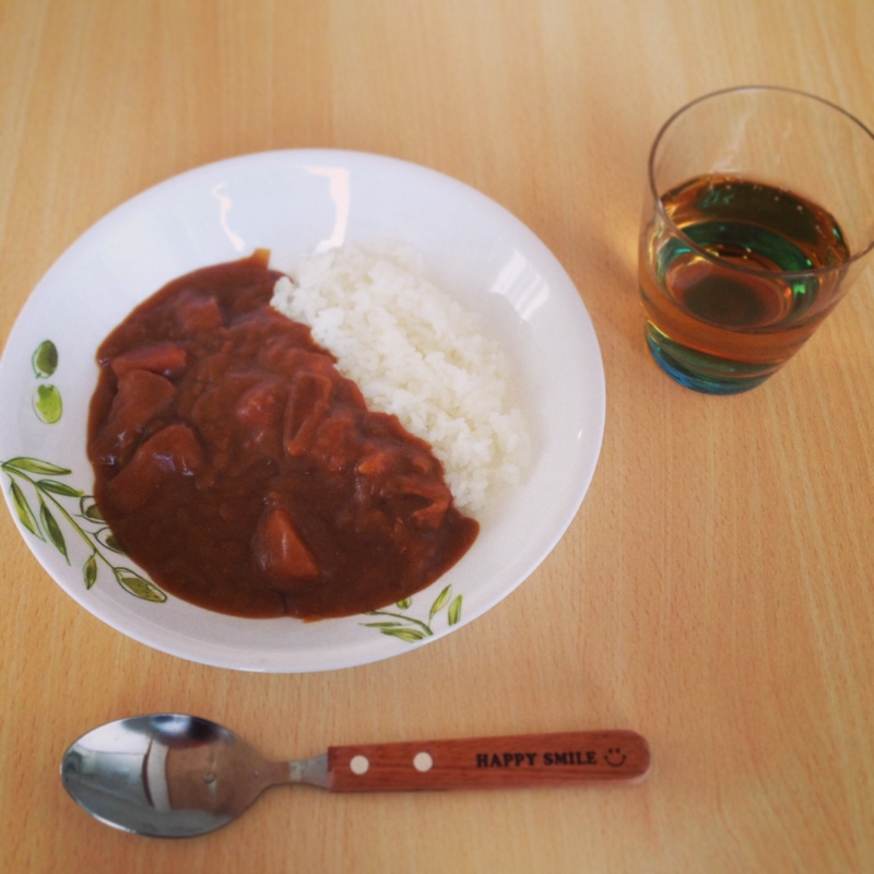 我が家の豚カレーライス