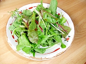 簡単・時短♪ナンプラーｄｅシンプル野菜サラダ