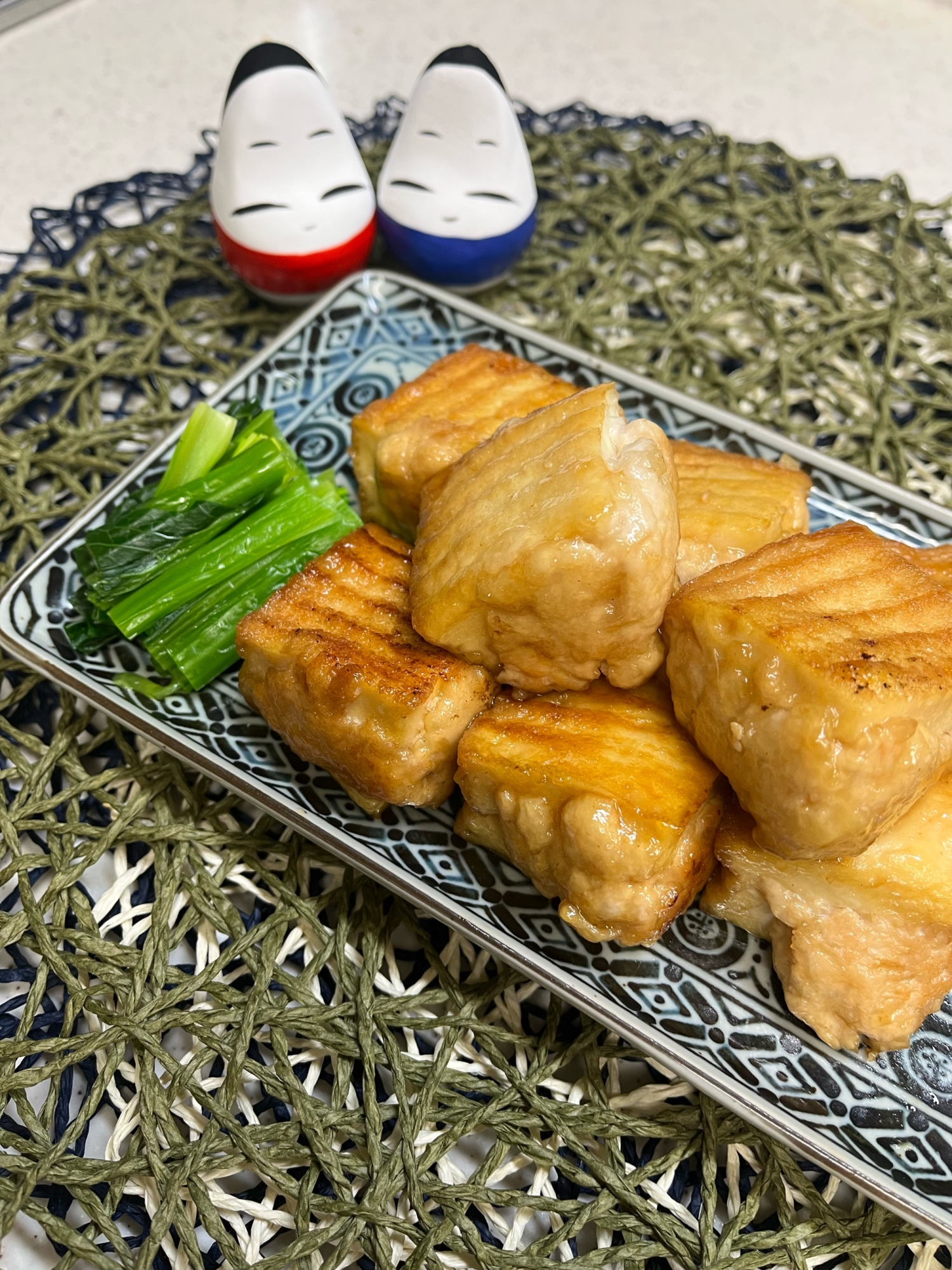 皆んな喜ぶ♬厚揚げの肉挟み