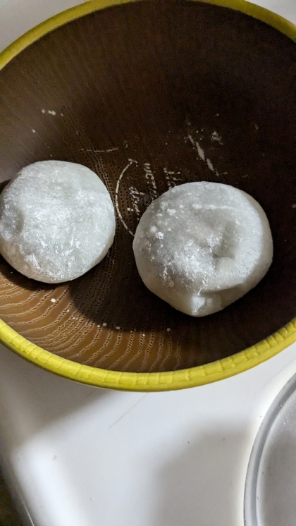 チョコレート不使用のチョコ大福