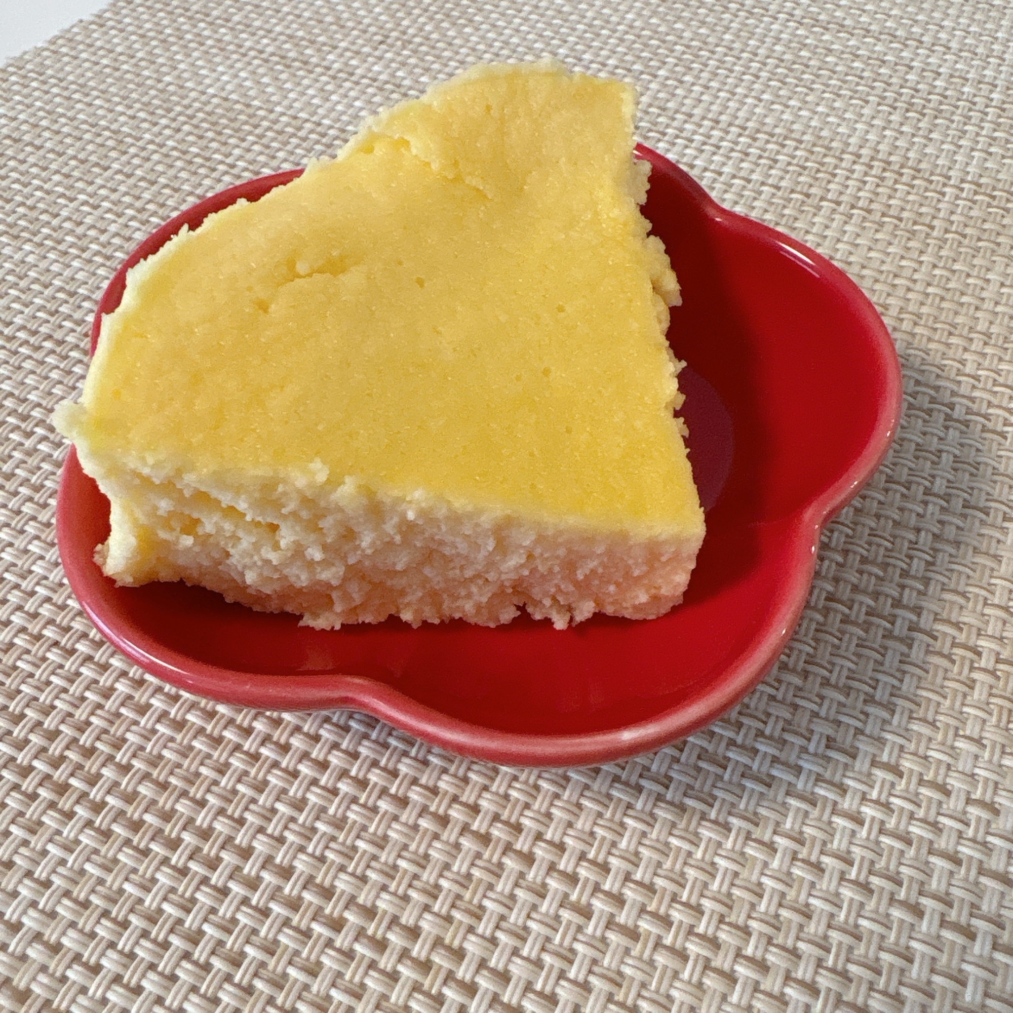 おから蒸しパン　チーズケーキ風
