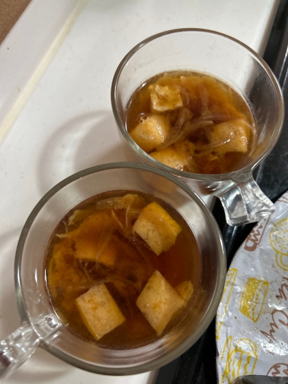 お刺身余ったら☆味噌汁にしちゃいましょう♪