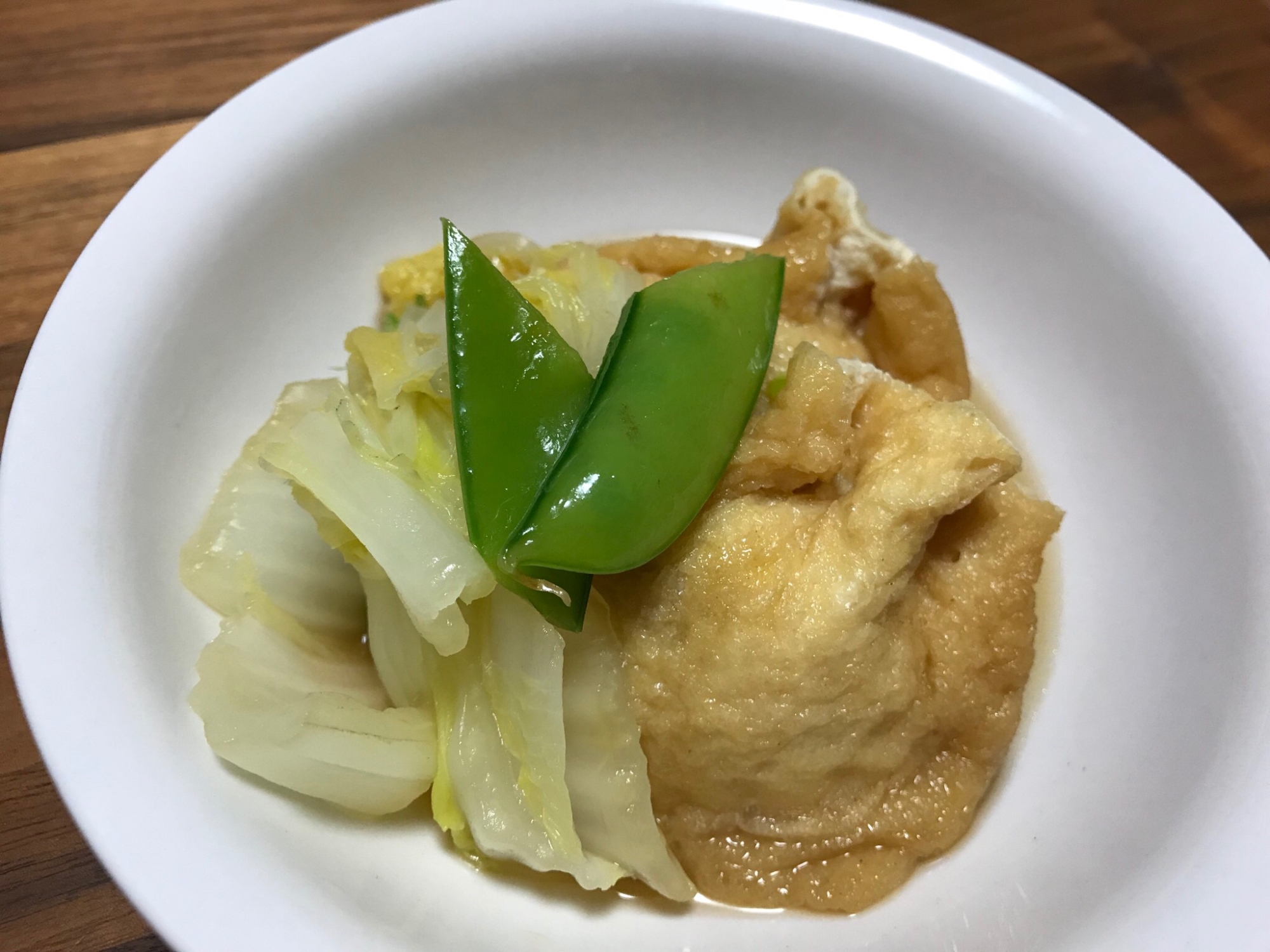 だしがじゅわーっと染みでる♡鶏ひき肉の巾着煮