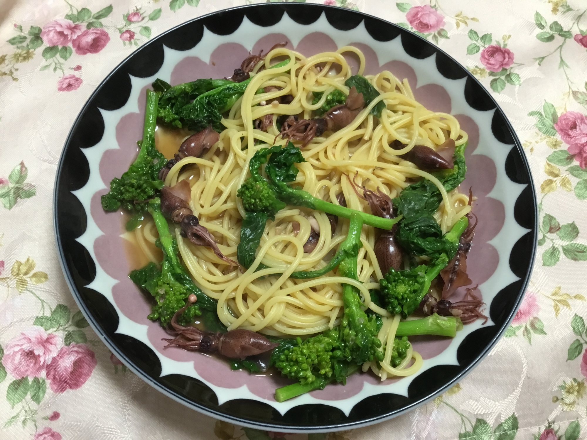 菜花とホタルイカのパスタ