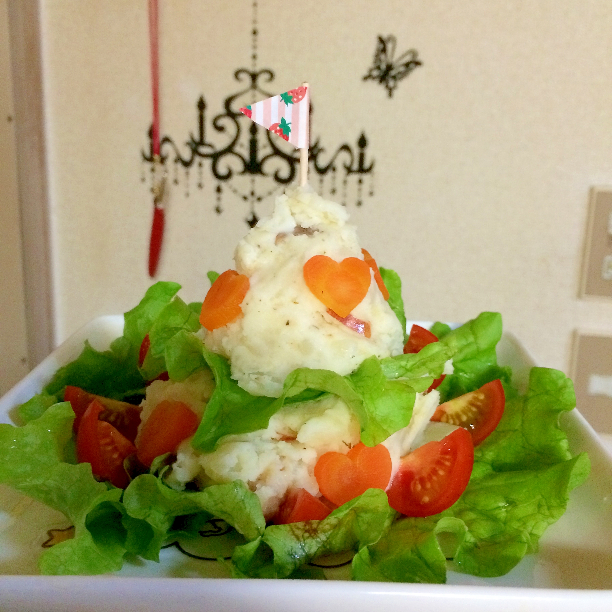 インスタ映え ポテトサラダツリー レシピ 作り方 By あいてぃー1122 楽天レシピ