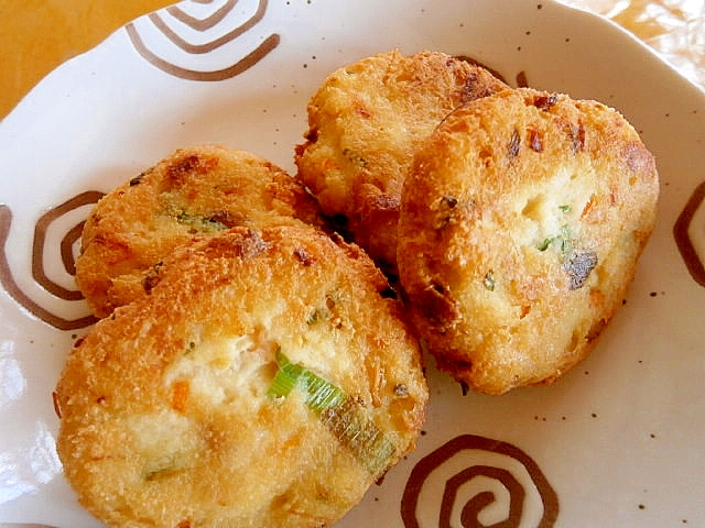つまみ食いしたくなる★野菜入りおから揚げ★
