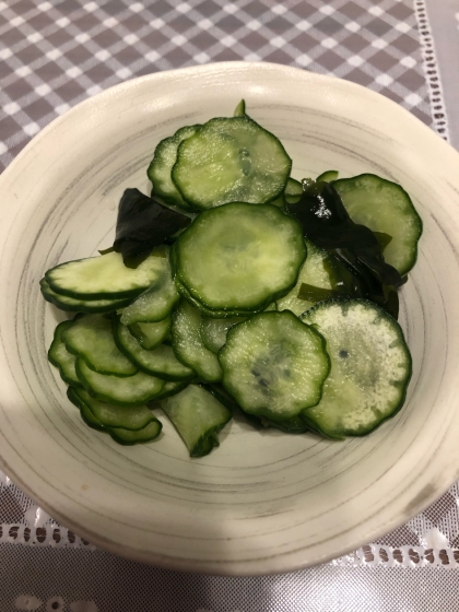 かんたん酢で〜きゅうりと帆立貝柱の酢の物〜