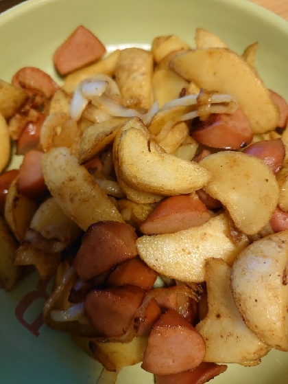 冷凍ポテトで作るジャーマンポテト