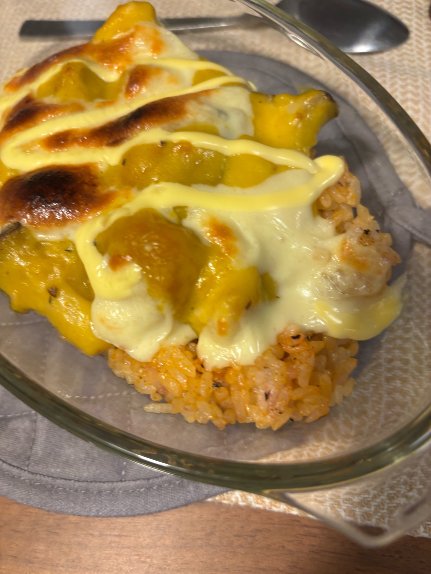 クリームシチューリメイクドリア