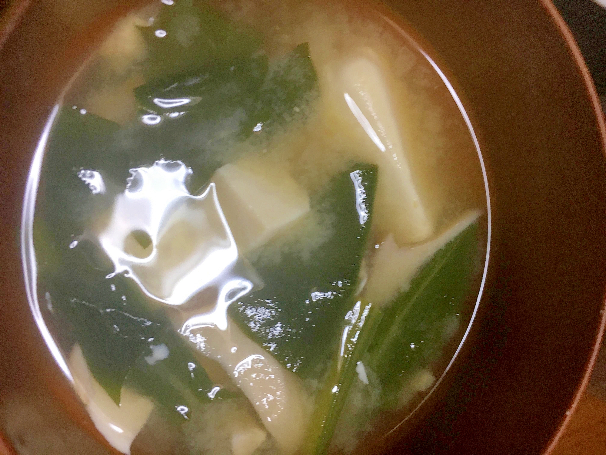 味噌汁（豆腐、ほうれん草、エリンギ）