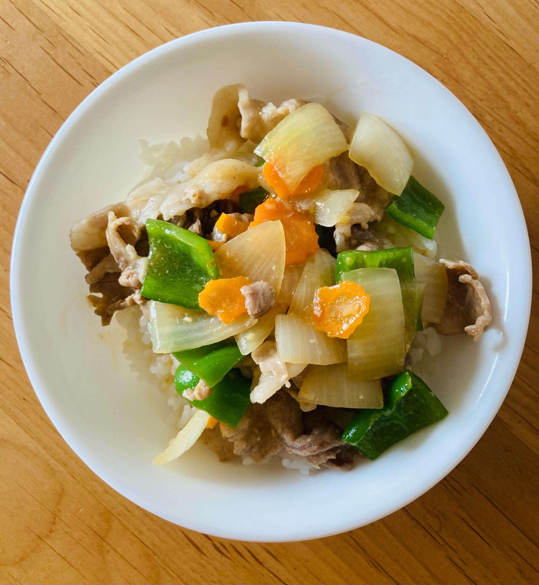 簡単☆味噌あんかけ丼