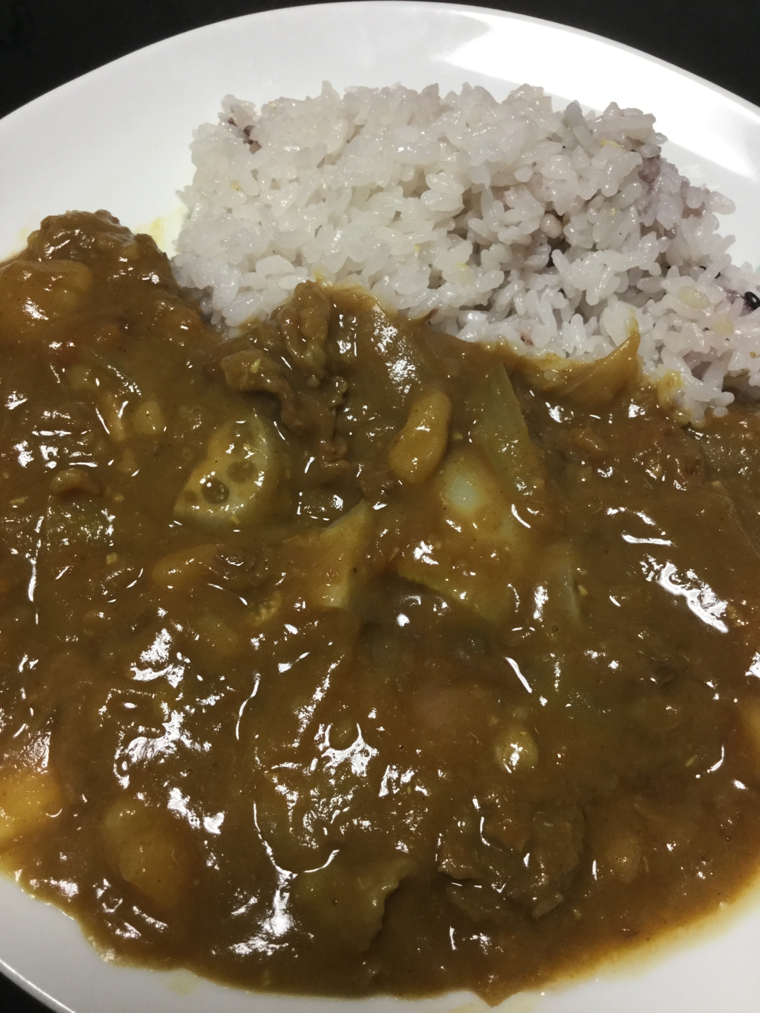 かぶと蓮根の和風カレー