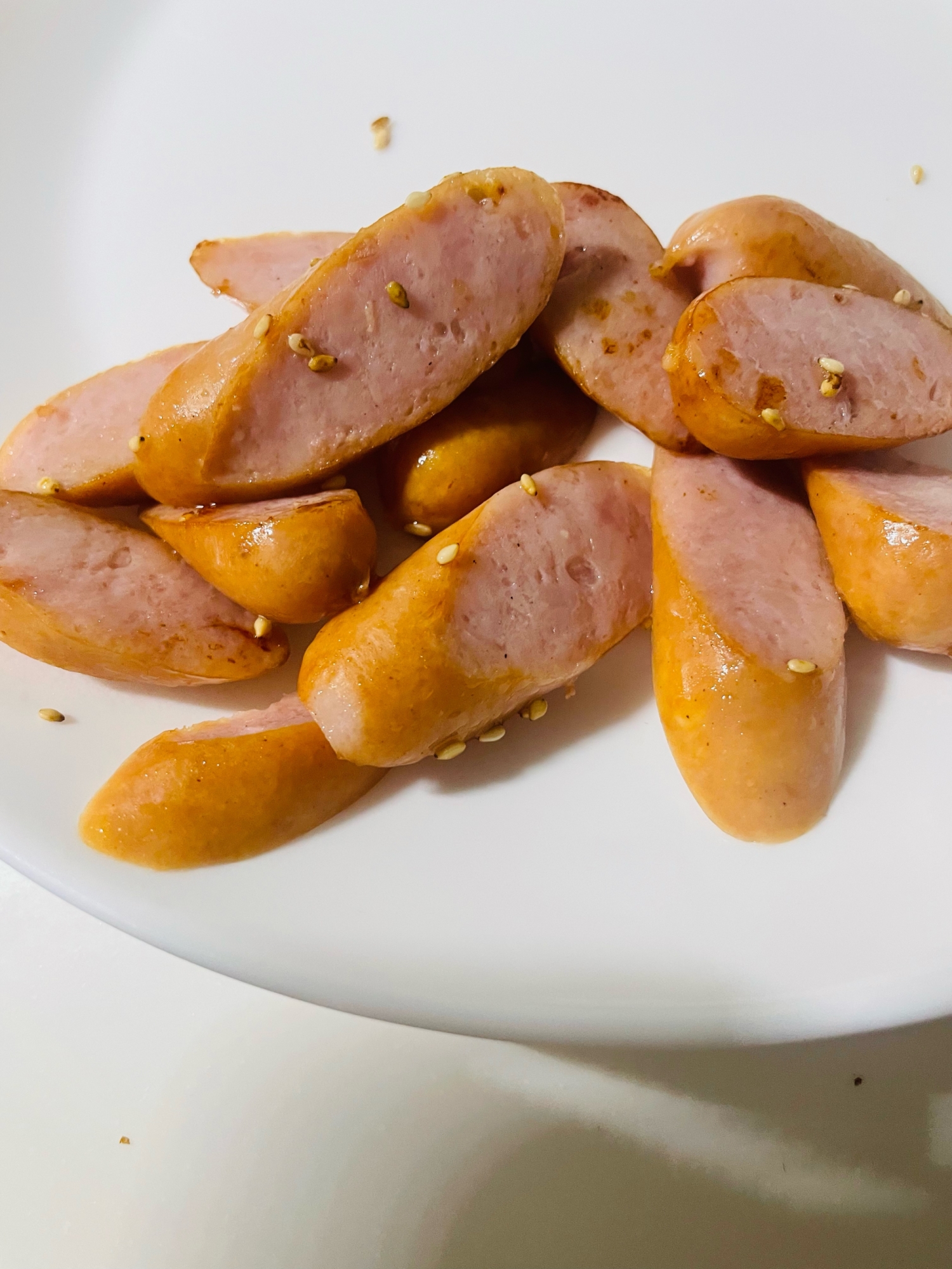 ウインナーのごま焼き
