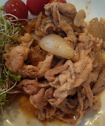 子供も食べやすい☆しょうが焼き