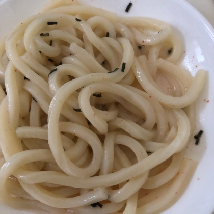 海苔、明太子うどん