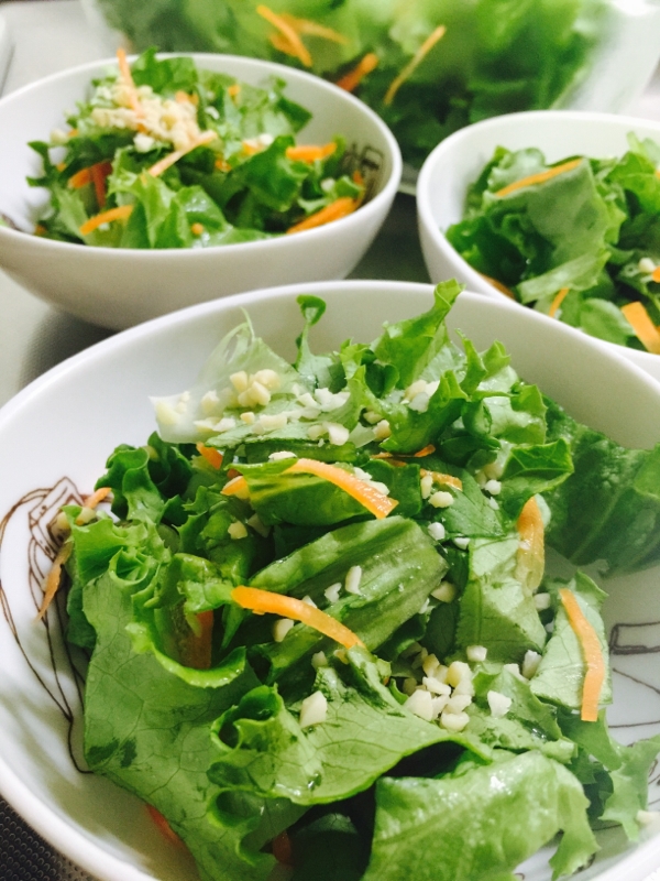 簡単サラダ グリーンレタスのアーモンドサラダ レシピ 作り方 By Toytoy Saori05 楽天レシピ