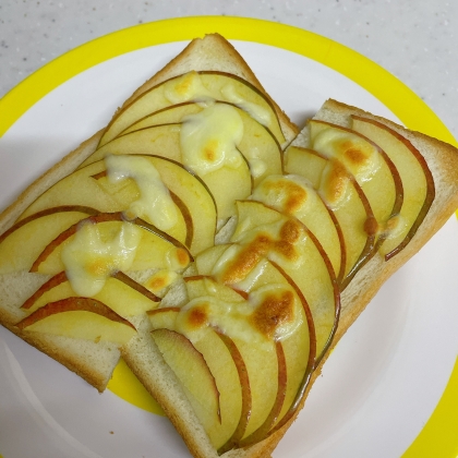 写真を撮って、一口食べてから、シナモンかけ忘れに気づいて、シナモン掛けて食べました！美味しいね✨