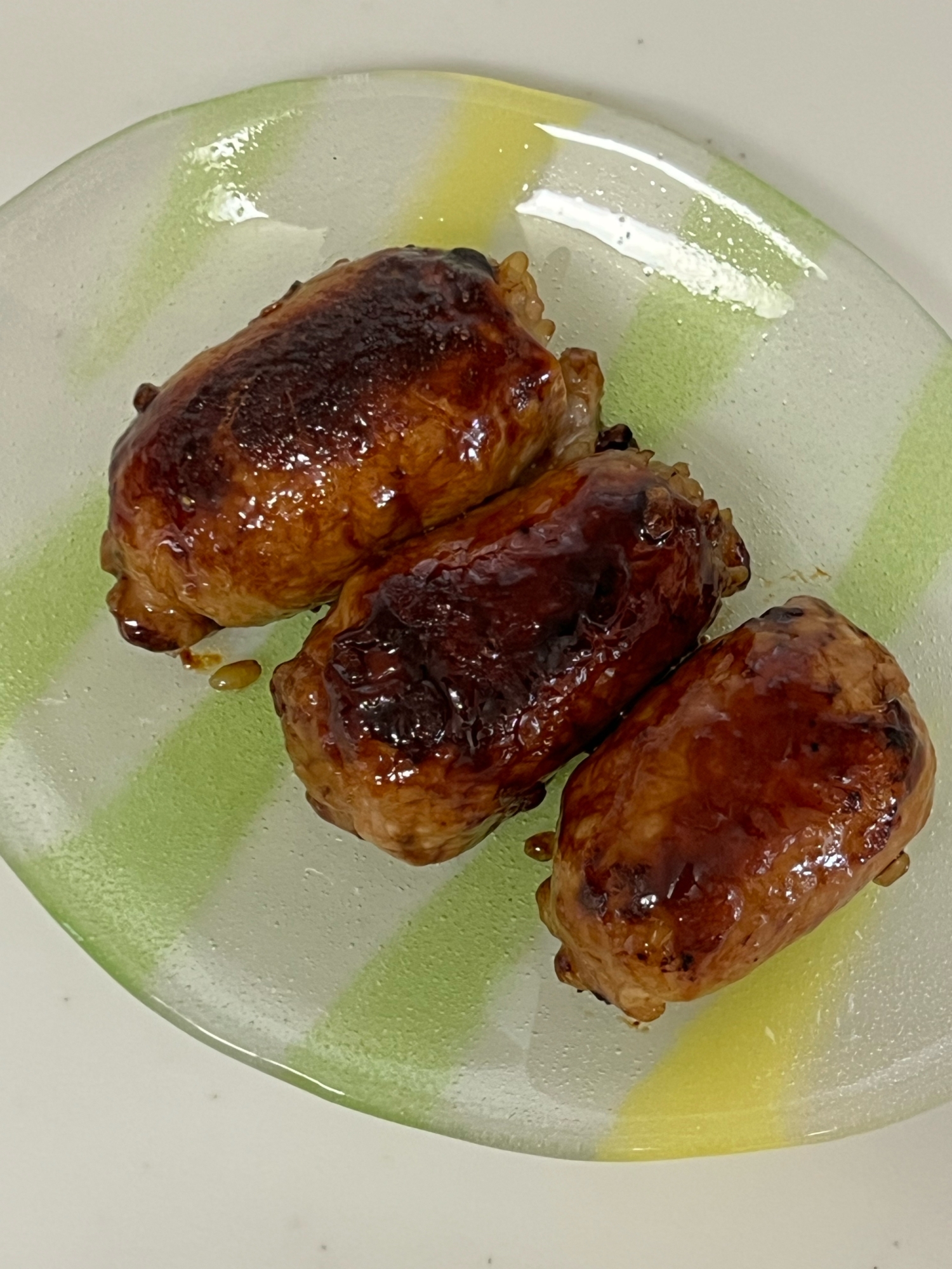 やみつき♪甘辛肉巻きおにぎり